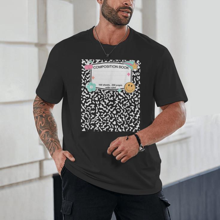 Matching Group Halloween Teacher Composition Book Notebook Unisex T-Shirt, novelty gifts, funny gifts Matching Group Halloween Teacher Composition Book Notebook Unisex T-Shirt, novelty gifts, funny gifts
