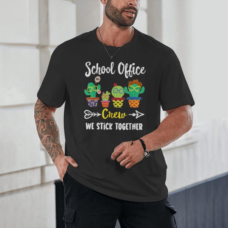 Matching Teacher Back To School School Office Crew Cactus Team School Office Squad Unisex T-Shirt, novelty gifts, funny gifts Matching Teacher Back To School School Office Crew Cactus Team School Office Squad Unisex T-Shirt, novelty gifts, funny gifts