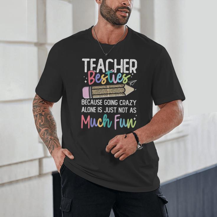 Matching Teachers Last Day Of School Teacher Besties Unisex T-Shirt, novelty gifts, funny gifts Matching Teachers Last Day Of School Teacher Besties Unisex T-Shirt, novelty gifts, funny gifts
