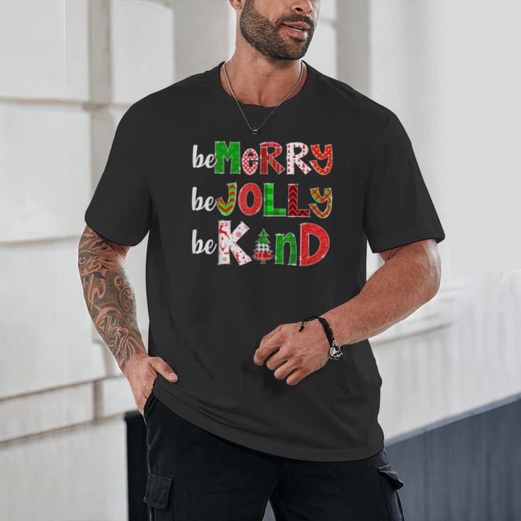 Be Merry Be Jolly Be Kind Merry Christmas Teacher Xmas Pjs Unisex T-Shirt, novelty gifts, funny gifts Be Merry Be Jolly Be Kind Merry Christmas Teacher Xmas Pjs Unisex T-Shirt, novelty gifts, funny gifts