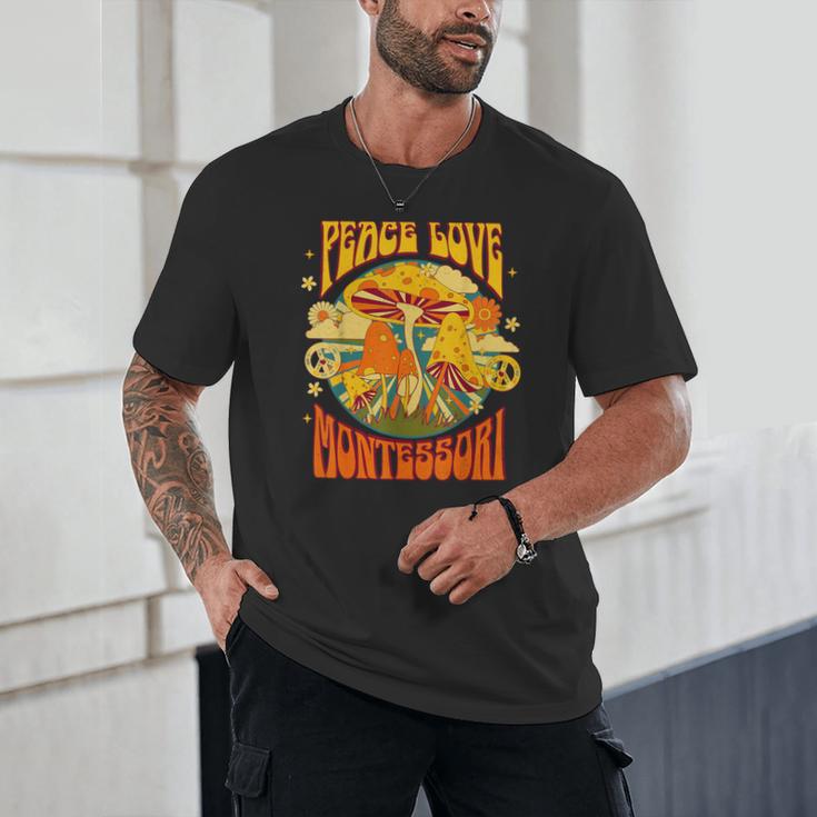 Montessori School Montessori Teacher Peace Love Montessori For Men Women Unisex T-Shirt, novelty gifts, funny gifts Montessori School Montessori Teacher Peace Love Montessori For Men Women Unisex T-Shirt, novelty gifts, funny gifts
