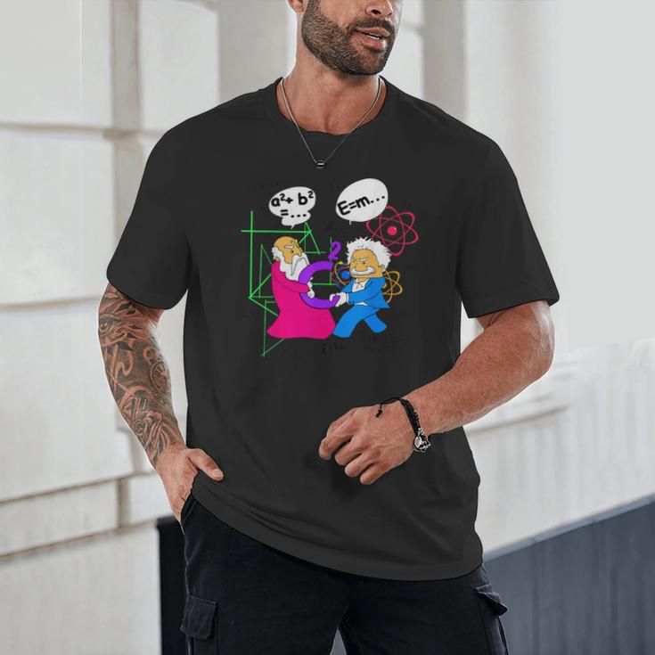 Nerdy Pythagoras Fighting Over C Squared Math Teacher Unisex T-Shirt, novelty gifts, funny gifts Nerdy Pythagoras Fighting Over C Squared Math Teacher Unisex T-Shirt, novelty gifts, funny gifts