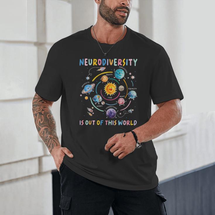 Neurodiversity Is Out Of This World Space Autism Teacher Unisex T-Shirt, novelty gifts, funny gifts Neurodiversity Is Out Of This World Space Autism Teacher Unisex T-Shirt, novelty gifts, funny gifts