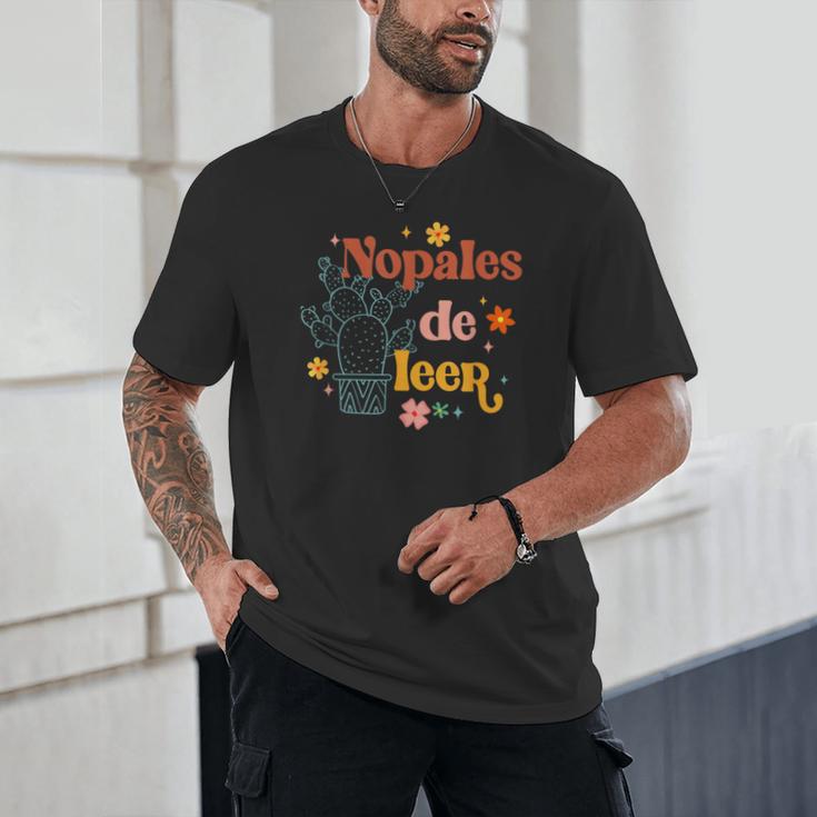Nopales De Leer Spanish Teacher Maestra Cactus Bilingual Unisex T-Shirt, novelty gifts, funny gifts Nopales De Leer Spanish Teacher Maestra Cactus Bilingual Unisex T-Shirt, novelty gifts, funny gifts