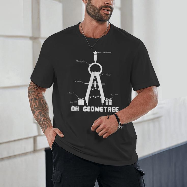 Oh Geometree Math Teacher Geometry Christmas Tree For Men Women Kids Unisex T-Shirt, novelty gifts, funny gifts