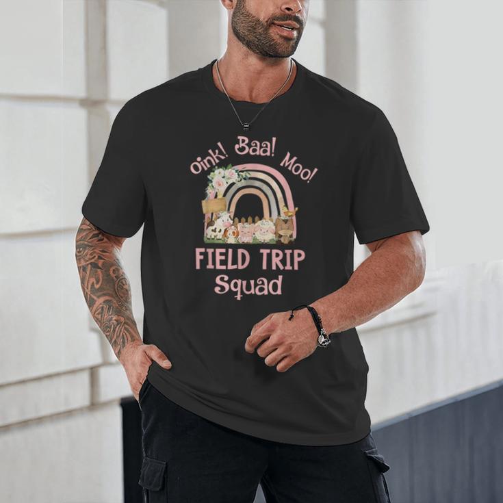 Oink Baa Moo Field Trip Squad Teacher Students Matching Unisex T-Shirt, novelty gifts, funny gifts Oink Baa Moo Field Trip Squad Teacher Students Matching Unisex T-Shirt, novelty gifts, funny gifts