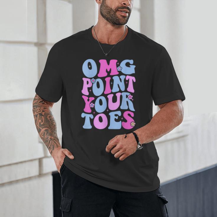 OMG Point Your Toes Dancing Teacher Tap Dancer Dance For Men Women Kids Unisex T-Shirt, novelty gifts, funny gifts