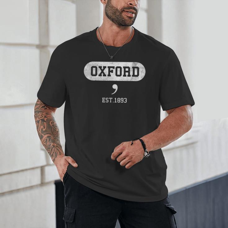 Oxford Comma English Teacher Shirt T-Shirt Unisex T-Shirt, novelty gifts, funny gifts