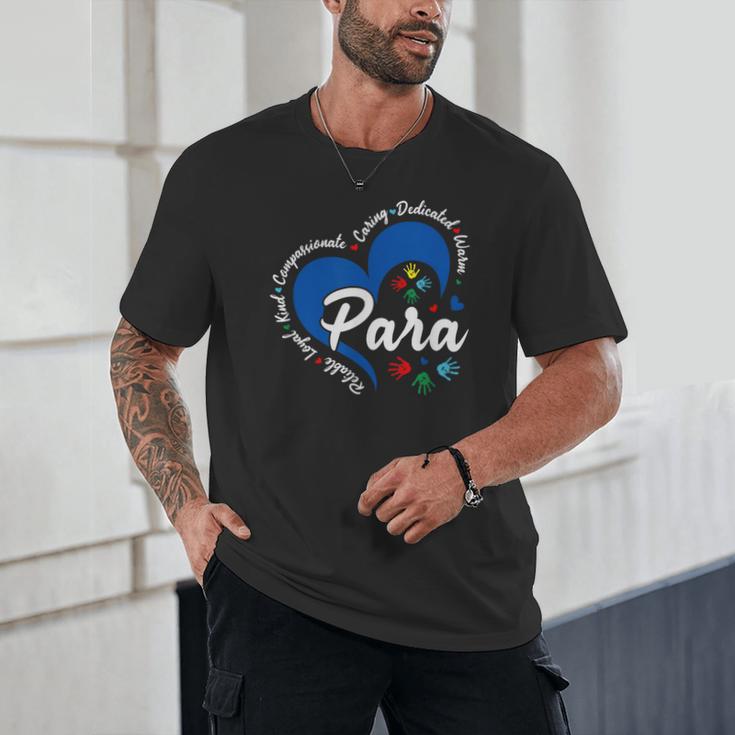 Para Heart Teacher Paraprofessional School Appreciation Unisex T-Shirt, novelty gifts, funny gifts Para Heart Teacher Paraprofessional School Appreciation Unisex T-Shirt, novelty gifts, funny gifts
