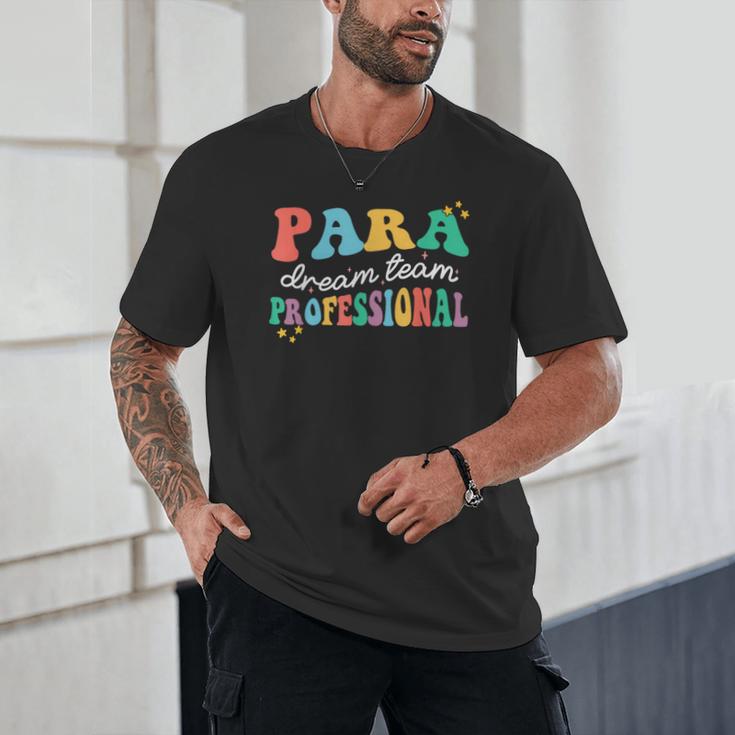 Para Paraprofessional Dream Crew Team Back To School Teacher Unisex T-Shirt, novelty gifts, funny gifts Para Paraprofessional Dream Crew Team Back To School Teacher Unisex T-Shirt, novelty gifts, funny gifts