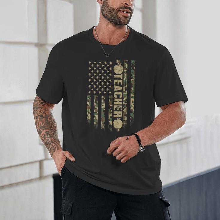 Patriotic Teacher American Flag Camouflage 4th Of July Camo Unisex T-Shirt, novelty gifts, funny gifts Patriotic Teacher American Flag Camouflage 4th Of July Camo Unisex T-Shirt, novelty gifts, funny gifts