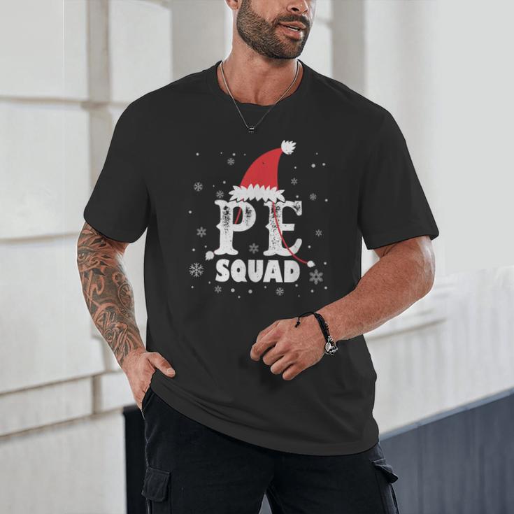 PE Squad Christmas PE Teacher Matching Xmas Unisex T-Shirt, novelty gifts, funny gifts PE Squad Christmas PE Teacher Matching Xmas Unisex T-Shirt, novelty gifts, funny gifts