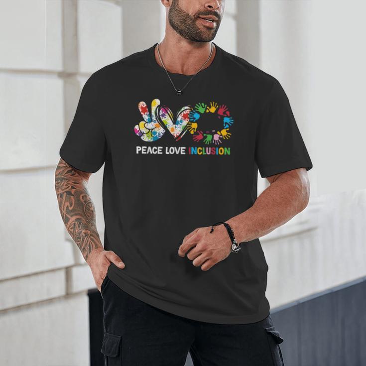 Peace Love Inclusion Sped Squad Special-Ed Teacher Daycare Unisex T-Shirt, novelty gifts, funny gifts Peace Love Inclusion Sped Squad Special-Ed Teacher Daycare Unisex T-Shirt, novelty gifts, funny gifts