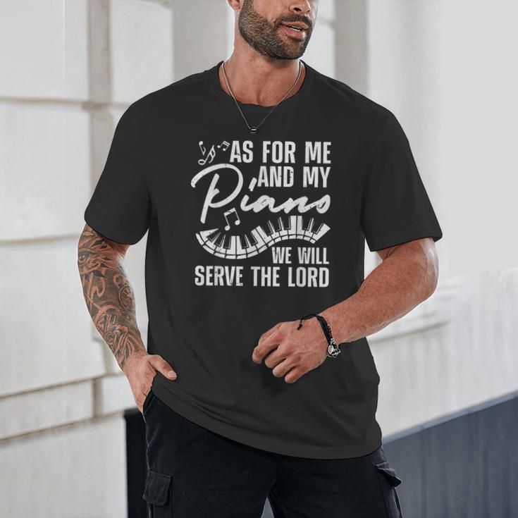 Piano Player Art For Men Women Pianist Piano Teacher Unisex T-Shirt, novelty gifts, funny gifts