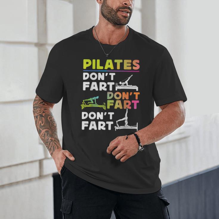 Pilates Instructor Teacher Watercolor Pilates Don't Fart Men Women Kids Unisex T-Shirt, novelty gifts, funny gifts Pilates Instructor Teacher Watercolor Pilates Don't Fart Men Women Kids Unisex T-Shirt, novelty gifts, funny gifts