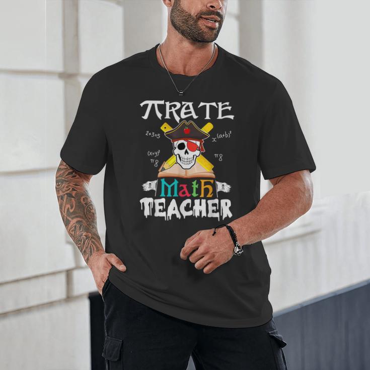 Pirate Math Teacher Skull Pirate Halloween Costume Unisex T-Shirt, novelty gifts, funny gifts Pirate Math Teacher Skull Pirate Halloween Costume Unisex T-Shirt, novelty gifts, funny gifts