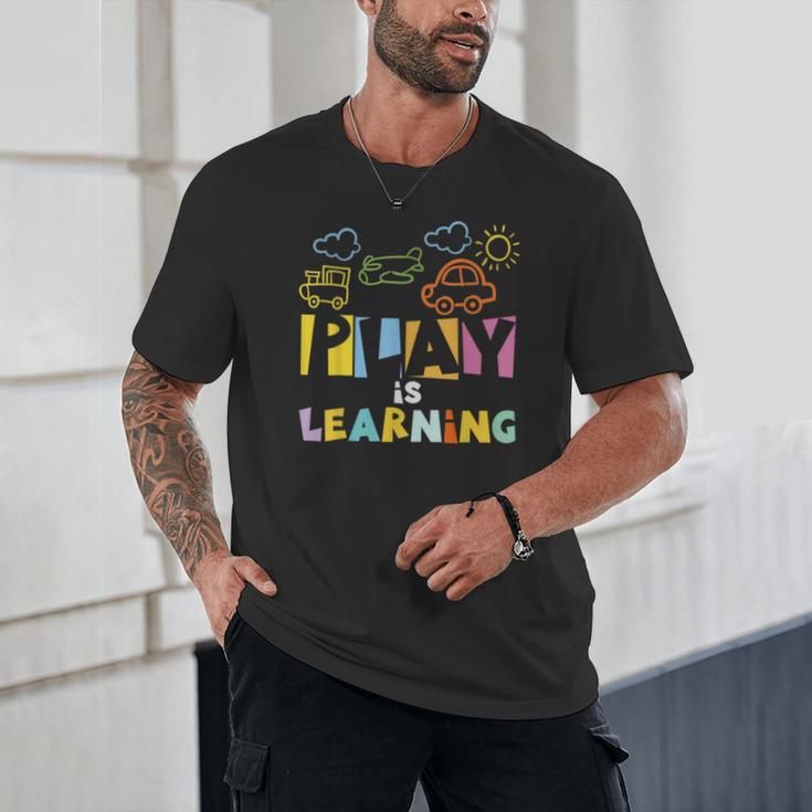 Play Is Learning Design T Designs For Teachers Preschool Unisex T-Shirt, novelty gifts, funny gifts Play Is Learning Design T Designs For Teachers Preschool Unisex T-Shirt, novelty gifts, funny gifts