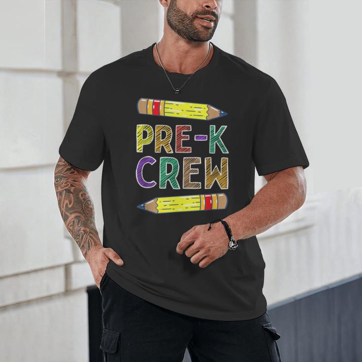Pre-K Crew PreK Teachers Back To School Unisex T-Shirt, novelty gifts, funny gifts Pre-K Crew PreK Teachers Back To School Unisex T-Shirt, novelty gifts, funny gifts