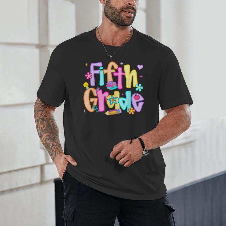 Preppy Fifth Grade Back To School 5th Grade Teacher Girl Boy Unisex T-Shirt, novelty gifts, funny gifts Preppy Fifth Grade Back To School 5th Grade Teacher Girl Boy Unisex T-Shirt, novelty gifts, funny gifts