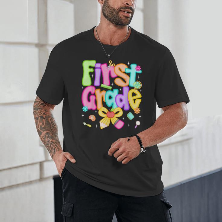 Preppy First Grade Back To School 1st Grade Teacher Girl Kid Unisex T-Shirt, novelty gifts, funny gifts Preppy First Grade Back To School 1st Grade Teacher Girl Kid Unisex T-Shirt, novelty gifts, funny gifts