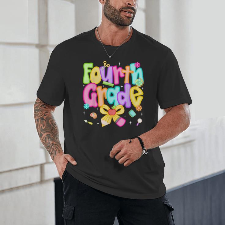 Preppy Fourth Grade Back To School 4th Grade Teacher Girls Unisex T-Shirt, novelty gifts, funny gifts Preppy Fourth Grade Back To School 4th Grade Teacher Girls Unisex T-Shirt, novelty gifts, funny gifts