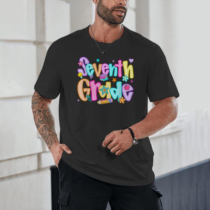 Preppy Seventh Grade Back To School 7th Grade Teachers Girls Unisex T-Shirt, novelty gifts, funny gifts Preppy Seventh Grade Back To School 7th Grade Teachers Girls Unisex T-Shirt, novelty gifts, funny gifts