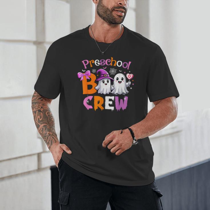 Preschool Boo Crew Preschool Halloween Costume Teacher Kid Unisex T-Shirt, novelty gifts, funny gifts