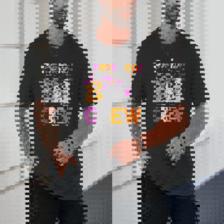 Preschool Boo Crew Preschool Halloween Teacher Kids Unisex T-Shirt, novelty gifts, funny gifts