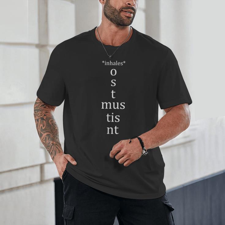 Present Active Conjugation Latin Teacher Latin Language Unisex T-Shirt, novelty gifts, funny gifts