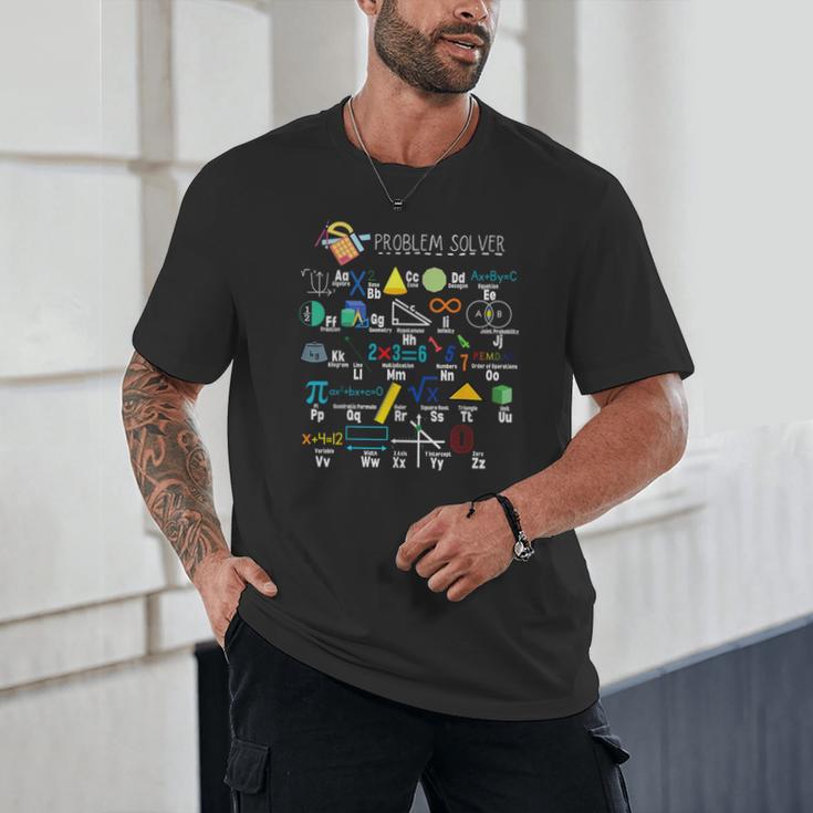Problem Solver Math Alphabet ABC Teacher Students Unisex T-Shirt, novelty gifts, funny gifts Problem Solver Math Alphabet ABC Teacher Students Unisex T-Shirt, novelty gifts, funny gifts