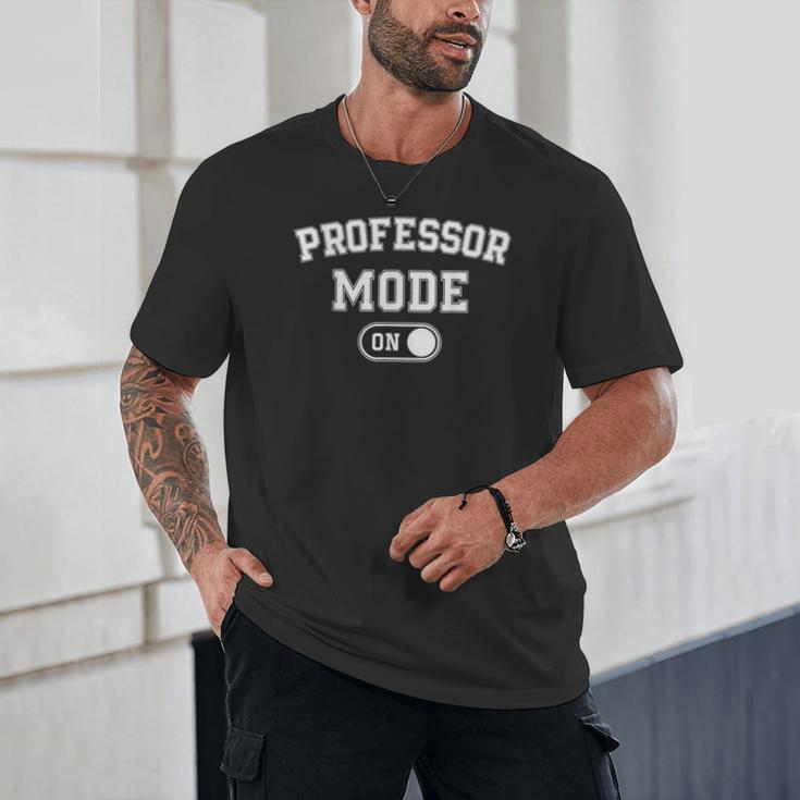 Professor Mode On Academic Educator Teacher Unisex T-Shirt, novelty gifts, funny gifts Professor Mode On Academic Educator Teacher Unisex T-Shirt, novelty gifts, funny gifts
