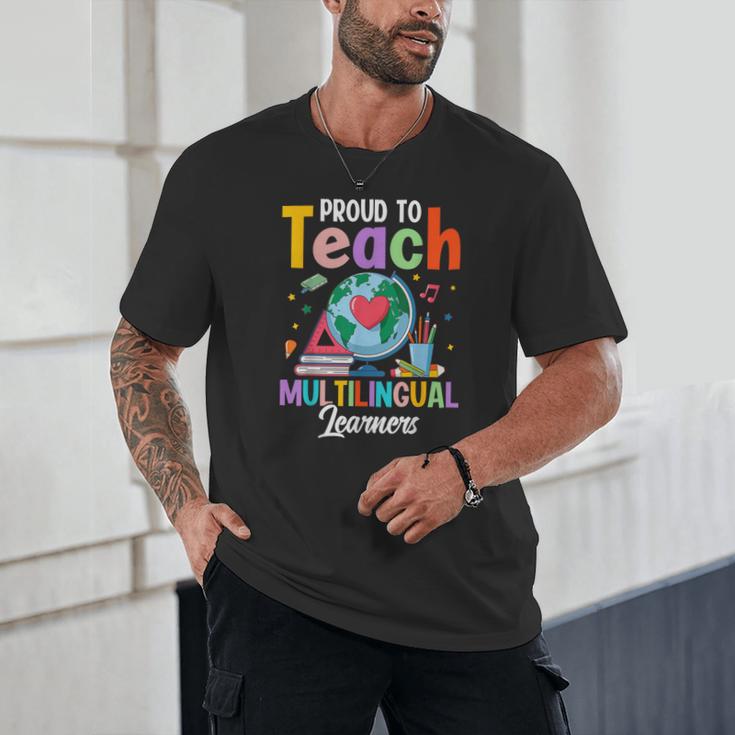 Proud To Teach Multilingual Learner ESL English Teacher Unisex T-Shirt, novelty gifts, funny gifts Proud To Teach Multilingual Learner ESL English Teacher Unisex T-Shirt, novelty gifts, funny gifts