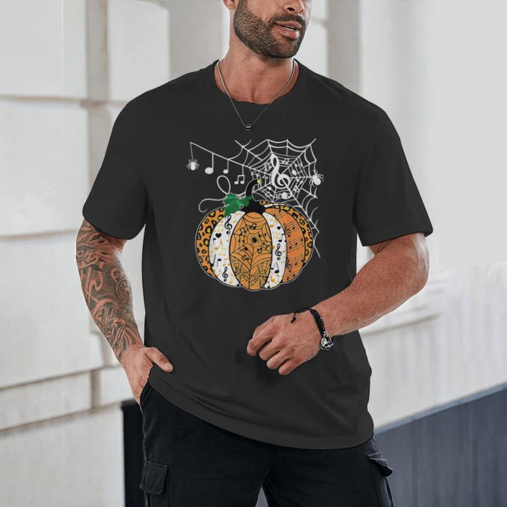 Pumpkin Music Teacher Halloween Fall Music Notes Autumn Unisex T-Shirt, novelty gifts, funny gifts Pumpkin Music Teacher Halloween Fall Music Notes Autumn Unisex T-Shirt, novelty gifts, funny gifts