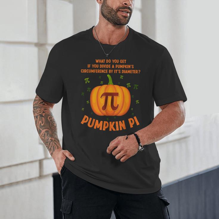 Pumpkin Pie Pi Math Teacher Shirt Halloween Men Adult Unisex T-Shirt, novelty gifts, funny gifts