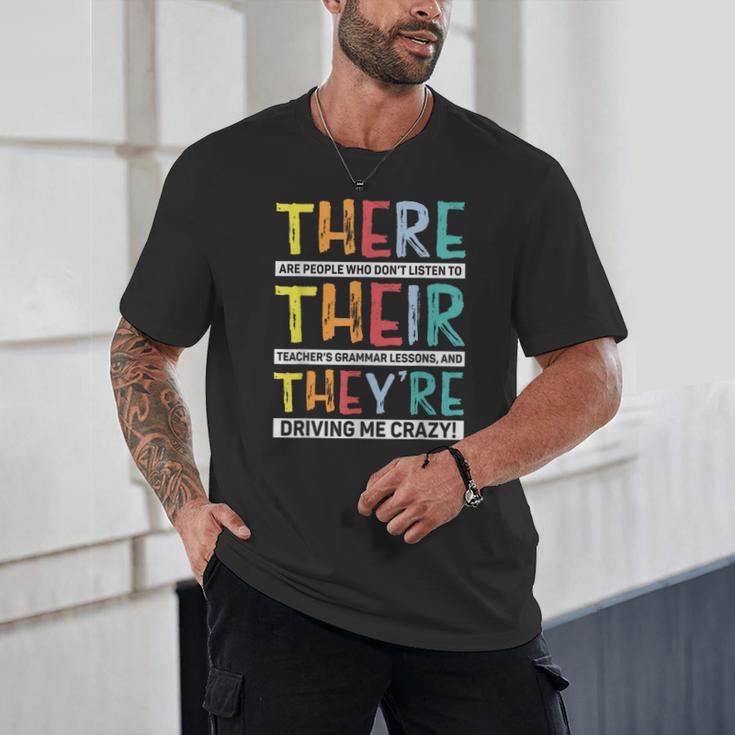 There Their They’Re Grammar Joke For English Teacher Student Unisex T-Shirt, novelty gifts, funny gifts There Their They’Re Grammar Joke For English Teacher Student Unisex T-Shirt, novelty gifts, funny gifts