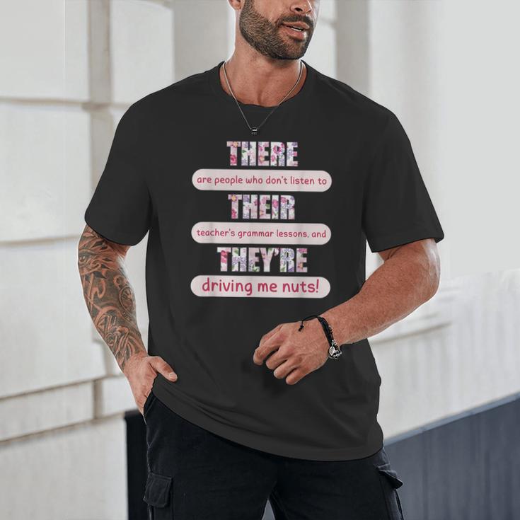 There Their They'Re Teacher English Grammar Police Unisex T-Shirt, novelty gifts, funny gifts There Their They'Re Teacher English Grammar Police Unisex T-Shirt, novelty gifts, funny gifts