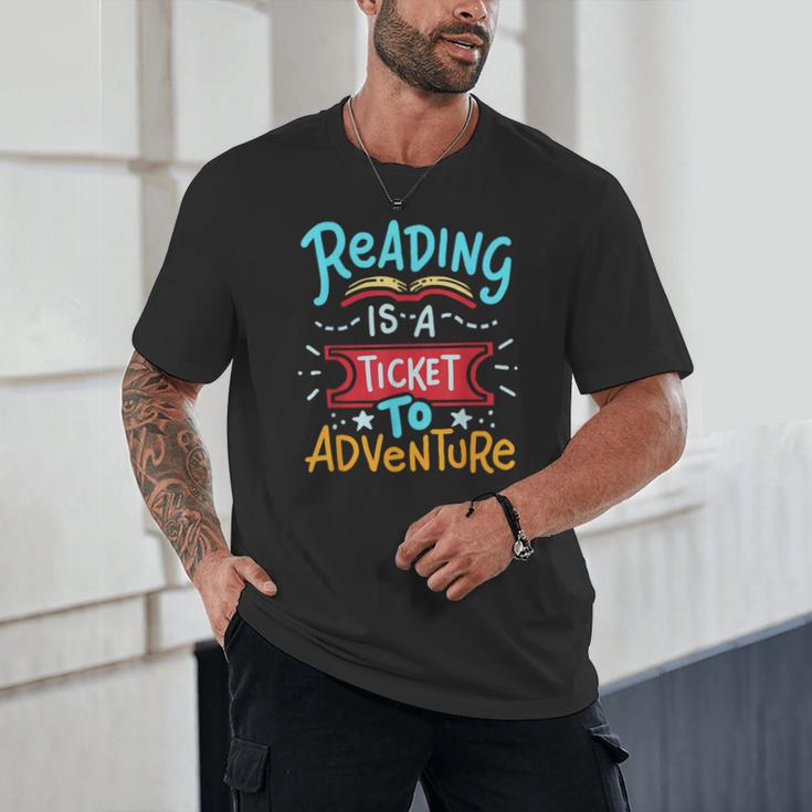 Reading Adventure Library Student Teacher Book Unisex T-Shirt, novelty gifts, funny gifts Reading Adventure Library Student Teacher Book Unisex T-Shirt, novelty gifts, funny gifts