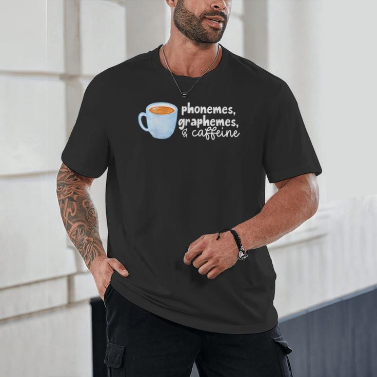 Reading Interventionist Specialist Teacher Phonemes Graphemes And Caffeine Reading Intervention -Adults Classic Fit Short Sleeve Unisex T-Shirt, novelty gifts, funny gifts Reading Interventionist Specialist Teacher Phonemes Graphemes And Caffeine Reading Intervention -Adults Classic Fit Short Sleeve Unisex T-Shirt, novelty gifts, funny gifts
