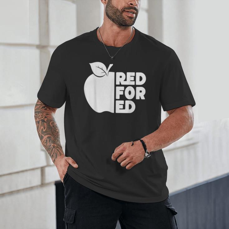 Red For Ed Teacher Support Public Education For Men Women Kids Unisex T-Shirt, novelty gifts, funny gifts Red For Ed Teacher Support Public Education For Men Women Kids Unisex T-Shirt, novelty gifts, funny gifts