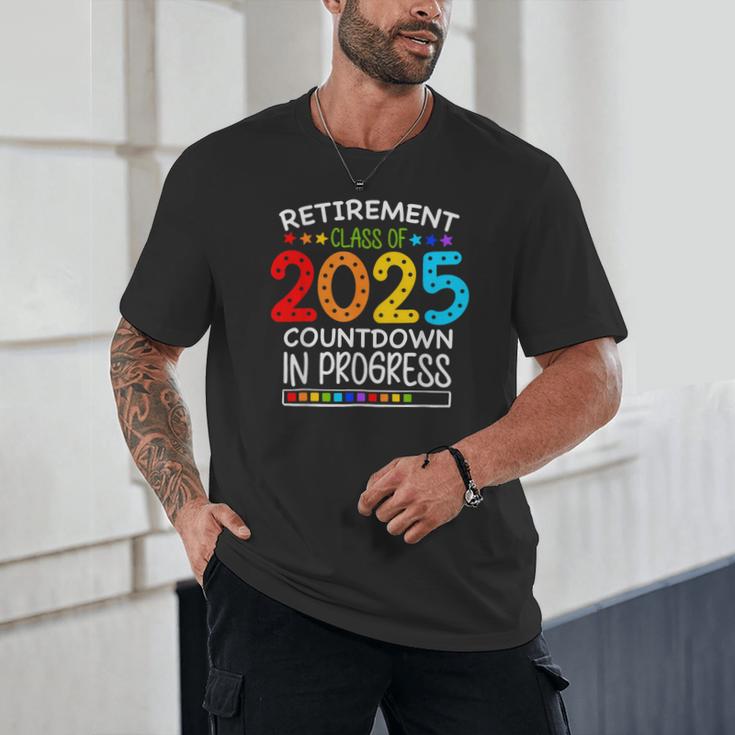 Retirement Class Of 2025 Teacher Countdown Loading Teacher Unisex T-Shirt, novelty gifts, funny gifts Retirement Class Of 2025 Teacher Countdown Loading Teacher Unisex T-Shirt, novelty gifts, funny gifts