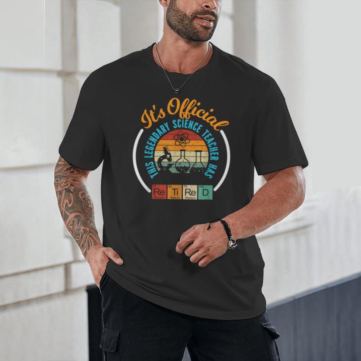 Retiring Science Teacher Retirement Unisex T-Shirt, novelty gifts, funny gifts