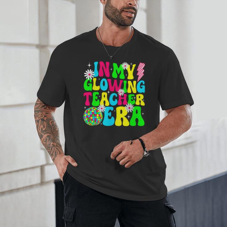 Retro Groovy In My Glowing Teacher Era Happy Teacher's Day Unisex T-Shirt, novelty gifts, funny gifts Retro Groovy In My Glowing Teacher Era Happy Teacher's Day Unisex T-Shirt, novelty gifts, funny gifts