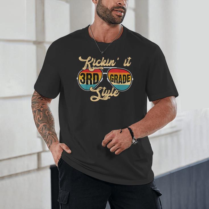 Retro Kickin It 3rd Grade Style Teacher Back To School Men Women Unisex T-Shirt, novelty gifts, funny gifts Retro Kickin It 3rd Grade Style Teacher Back To School Men Women Unisex T-Shirt, novelty gifts, funny gifts