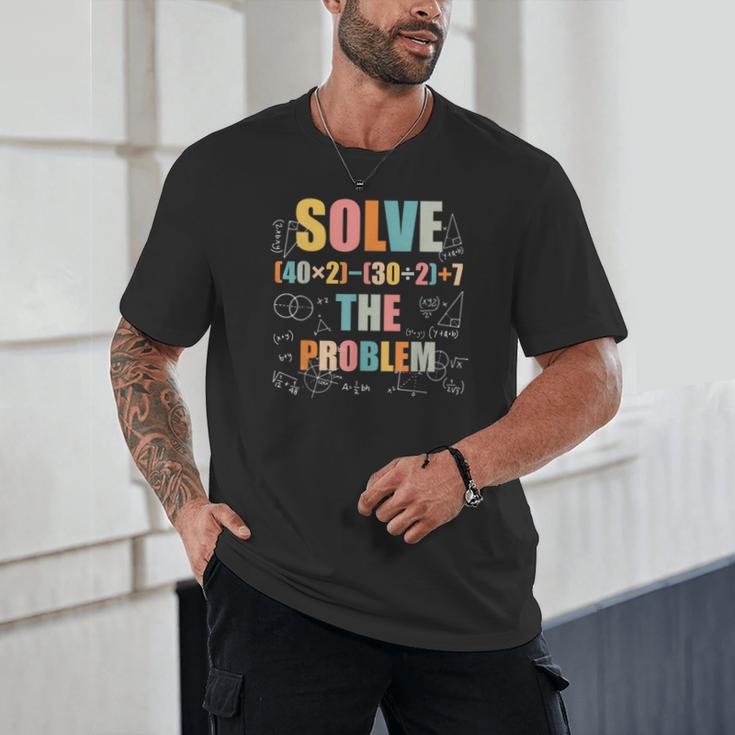 Retro Solve The Problem 67 Meme Joke Math Teacher Unisex T-Shirt, novelty gifts, funny gifts Retro Solve The Problem 67 Meme Joke Math Teacher Unisex T-Shirt, novelty gifts, funny gifts