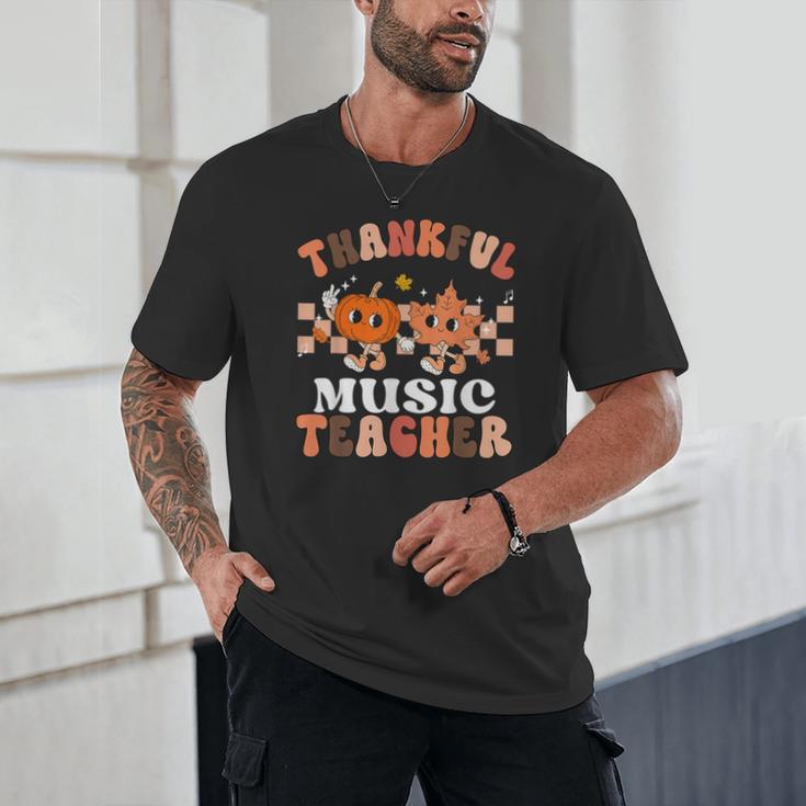 Retro Thankful Music Teacher Pumpkin Fall Thanksgiving Unisex T-Shirt, novelty gifts, funny gifts Retro Thankful Music Teacher Pumpkin Fall Thanksgiving Unisex T-Shirt, novelty gifts, funny gifts