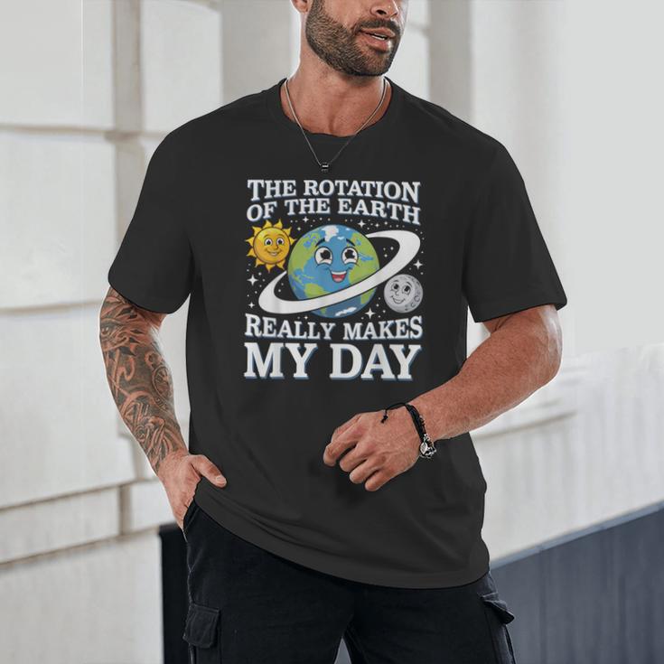 Rotation Of Earth Science Teacher Earth Day Men Women Unisex T-Shirt, novelty gifts, funny gifts Rotation Of Earth Science Teacher Earth Day Men Women Unisex T-Shirt, novelty gifts, funny gifts