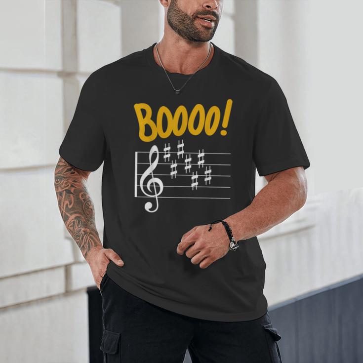 Scary Key Signature Boo Music Halloween Musician Teacher Men Women Unisex T-Shirt, novelty gifts, funny gifts Scary Key Signature Boo Music Halloween Musician Teacher Men Women Unisex T-Shirt, novelty gifts, funny gifts