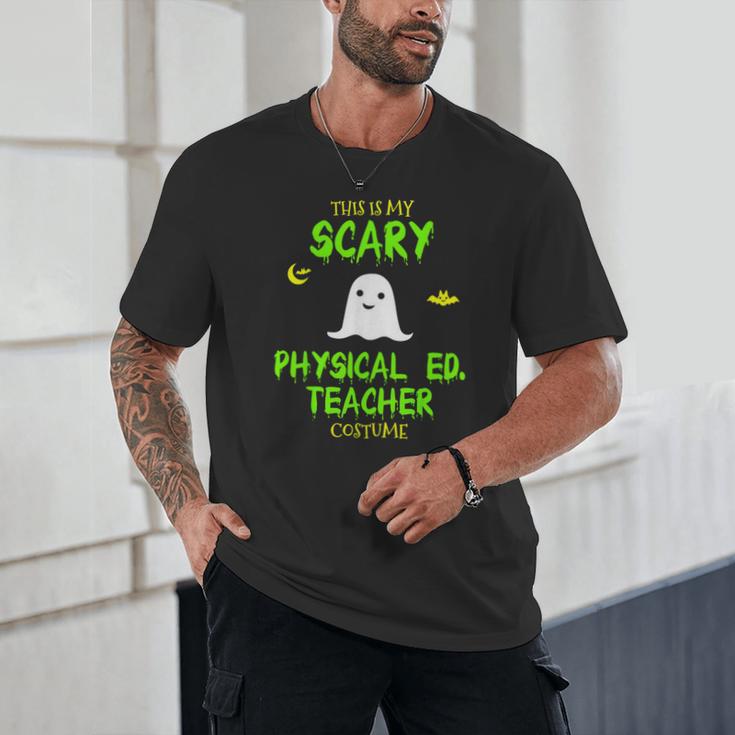 Scary Physical Education Ed Teacher Costume Halloween Easy Unisex T-Shirt, novelty gifts, funny gifts Scary Physical Education Ed Teacher Costume Halloween Easy Unisex T-Shirt, novelty gifts, funny gifts