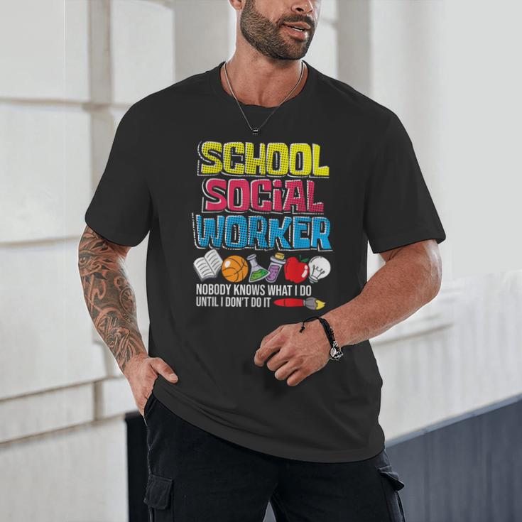 School Social Worker Teacher Caseworker Public Servant LSW Unisex T-Shirt, novelty gifts, funny gifts School Social Worker Teacher Caseworker Public Servant LSW Unisex T-Shirt, novelty gifts, funny gifts