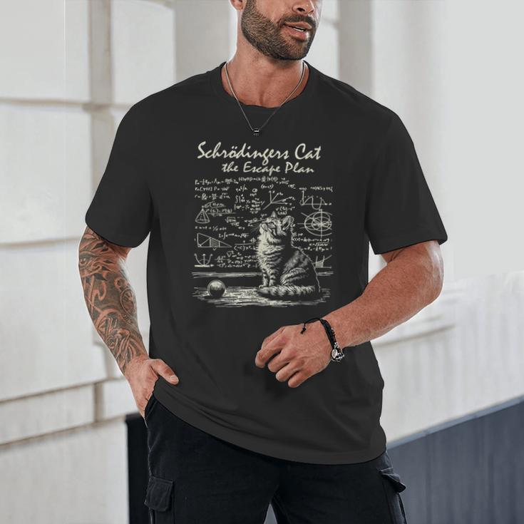SchröDinger's Cat Escape Plan Science Teacher For Men Women Kids Unisex T-Shirt, novelty gifts, funny gifts SchröDinger's Cat Escape Plan Science Teacher For Men Women Kids Unisex T-Shirt, novelty gifts, funny gifts